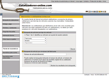 Tablet Screenshot of catalizadores-online.com